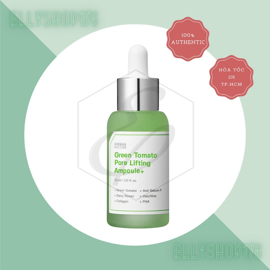 Tinh Chất Sungboon Editor Green Tomato Pore Lifting Ampoule+ (30ml)